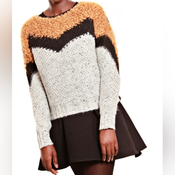 Vero Moda Textured Pullover Sweater Wool Mohair UK Size Large - Picture 12 of 12